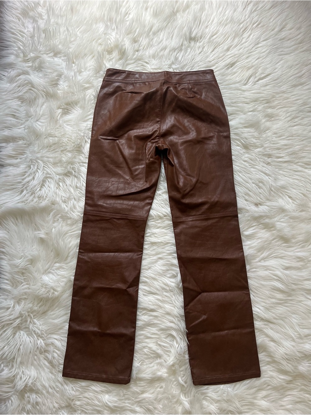 Urban Outfitters UO Molly Brown Faux Leather Straight-Leg Pants - Picture 5 of 9